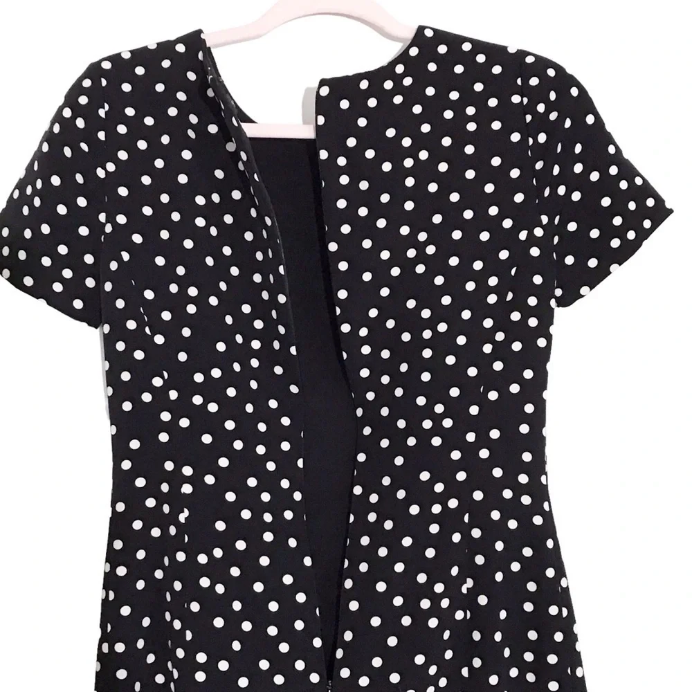 Slate + Willow black and white polka dot dress